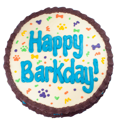 big round cake for pets
